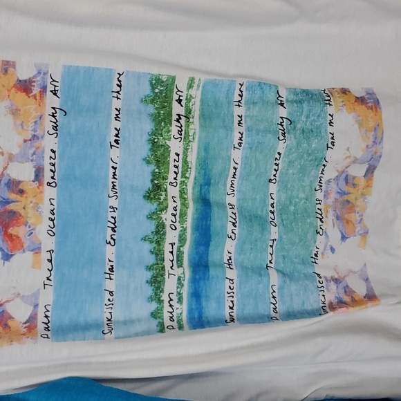 Set Of 2 White Stag Blue Open Flowy Top & Red Open Flowy Light Top Wmns … - Picture 6 of 16